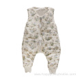 Cotton Muslin Split Leg & Vest Sleeping Bag